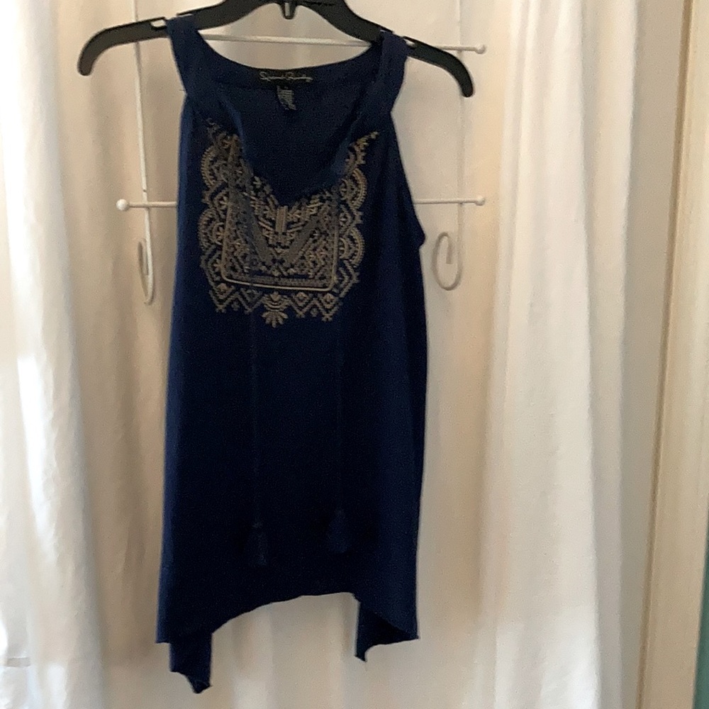 Women’s Large Navy Blue Tank Top
